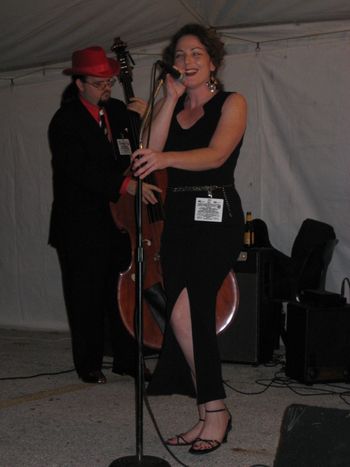 our first KNON event in Ft. Worth with SugarShane on upright bass

