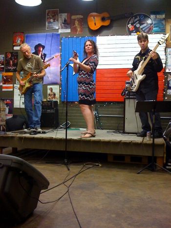 playing Bill's Records in Dallas, TX with Dave Burris and Mike Beall
