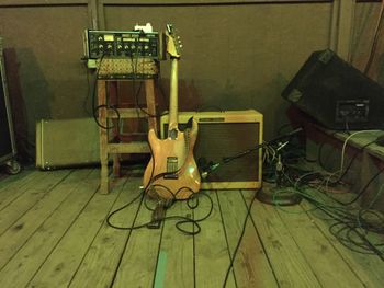 cool shot of Dave’s gear
