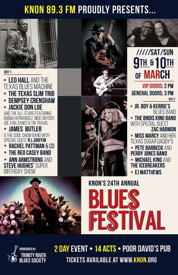 KNON Annual Blues Festival 2024 All Star Line up Miss Marcy