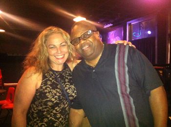 Me and world famous living Blues legend Andrew Jr. Boy Jones
