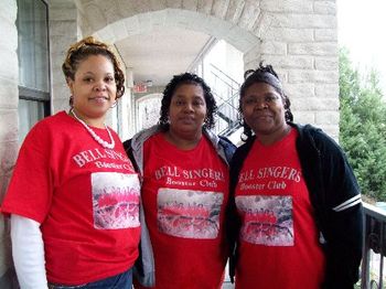Quitta, Dee Dee & Peggy (Booster Club Members ) in AL with Bell Singers

