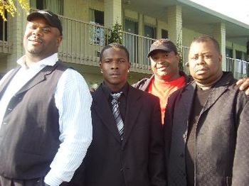 Bell Singers Musicians in Sacramento, CA - (Left to Right) Rev. Kenneth Artison, Thomas Watkins III, Rev. Danny Bell & Rev. Manuel Somerville
