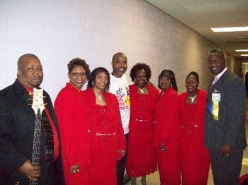 Bell Singers with Ken & Pastor Charles Hilton at AGQC in AL 01/08
