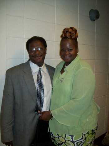 Rev. & Mrs. Jerry Harris at program in Macon, GA
