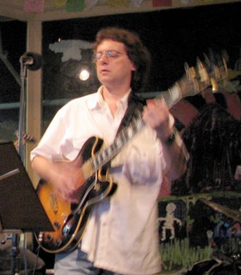 Doug at the Black Sheep 10/24/09. Photo by Scott Rasmussen.
