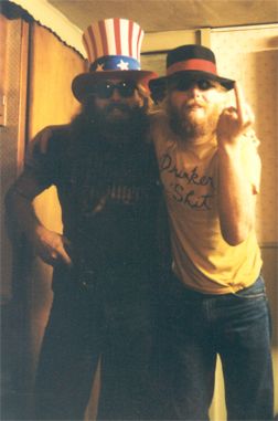 Wenzel and Leznew at the Hilltop Hotel 1988.
