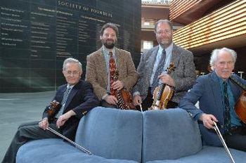 Before a Sunday concert in our series in the Commonwealth Plaza of Philadelphia's Kimmel Center

