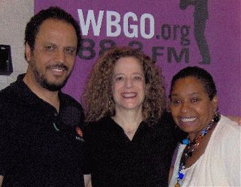 <font size="2">Vanderlei & Susan at WBGO FM studio with on-air host Awilda Rivera</font>
