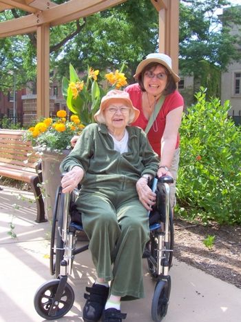 My Mom and my sister Linda - summer 2010
