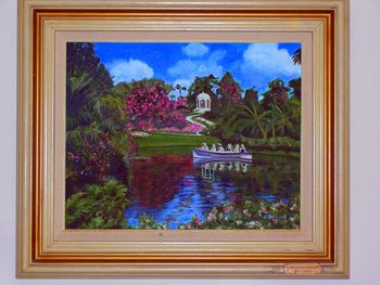 Mom's artwork - Cypress Gardens, Florida

