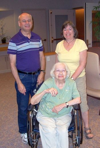 Jordan and Linda with their Mom Sophie - 2010
