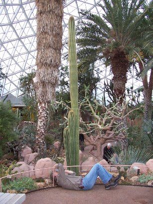 Poul getting that special pic in the Domes
