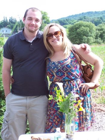 Cody and Carly at the Bridal Shower
