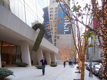 Holiday street scene
