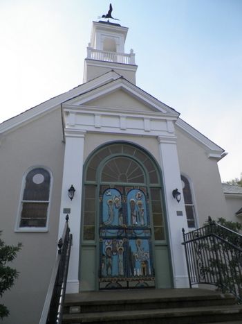 The ornate doors of the Hall
