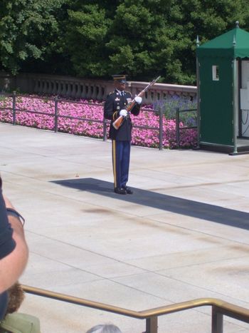 New guard at the tomb
