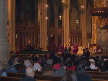 Service for Nicaragua in St. Patrick's Cathedral on 5th Ave.
