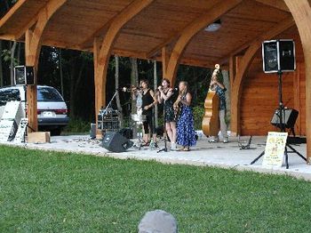 Summer Concerts in Hatfield PA  2004 with Bob Lewis (bass) and Howard Sitron (tpt).  We can be hired as a trio or up to a 9 piece band.
