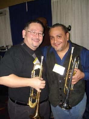 Ray with his good friend, Bay Area Trumpet Artist John Worley.IAJE 2006
