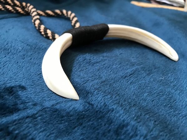 Hunting king hunting king real mountain pig tooth necklace 10cm ultra  limited aboriginal hunting - Shop Wildman Working House Necklaces - Pinkoi