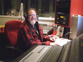 Our engineer Craig Snyder for Studio C session / WXLV 90.3FM
