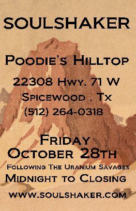 October 28th @ Midnight following the Uranium Savages - Cover $7
