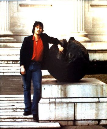 Promo shot , Mark Campbell @ Houston Art Museum 1982
