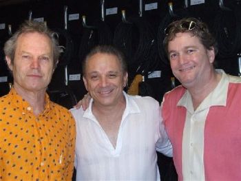 Chris Jagger and Jimmy Vaughan with JP in 2009
