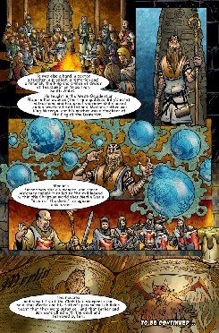 Merlin and Keridwena pg. 3 , Produced by Michael Horn
