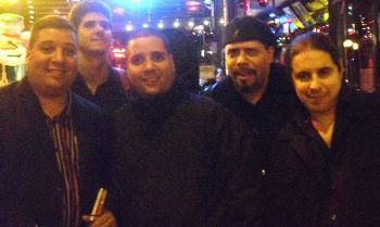 Here are Los Ciegos Del Barrio outside the Parkside Lounge back in December 2009 shortly after our CD release party.

