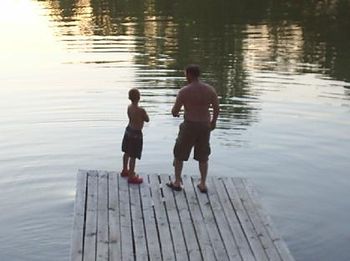 Fishin with the boy!!
