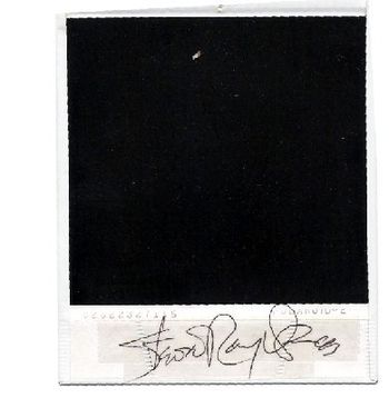 SRV signed back of pic :-)
