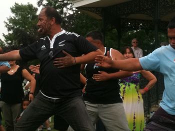 Bruce and the Maori Haka

