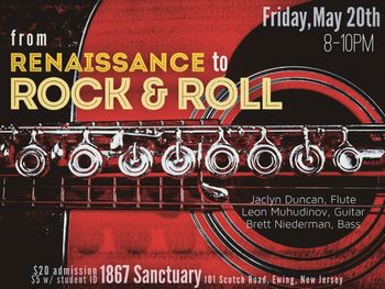 Renaissance to Rock N’Roll Concert featuring Jaclyn Duncan, Leon Muhudinov, Brett Niederman
