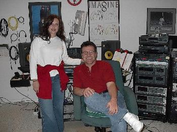 Stacy and me in the studio
