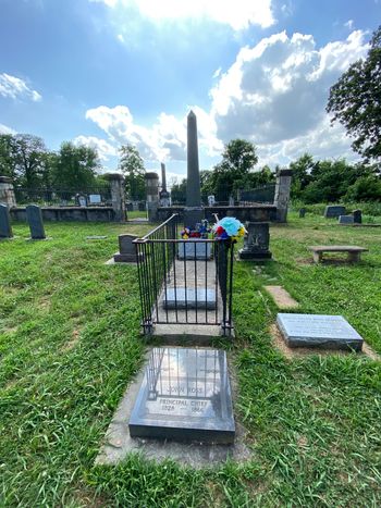 John Ross's grave, Principal  Chief of the Cherokees during the Trail of Tears
