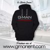 G-Man Entertainment Black Pull Over Hoodie 