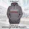 G-Man Entertainment Heather Gray Pull Over Hoodie