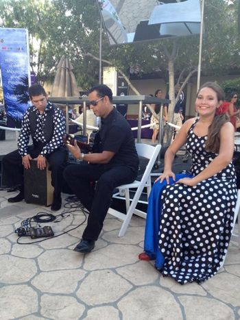 Flamenco show for the Wine meets LA in DTLA 2014
