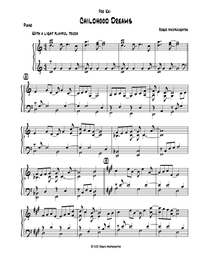 "Childhood Dreams" FREE Piano Sheet Music Download