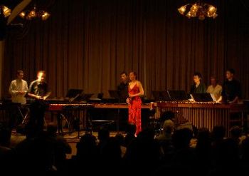 Mia plays Geoffrey Keezer's piece for the Zeltsman Marimba Festival
