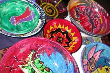 Painted bowls
