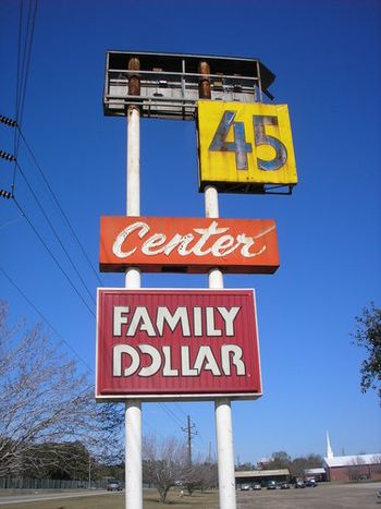 Belt 45 Sign. Prichard, Alabama, 2008.
