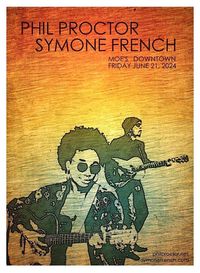 Phil Proctor with Symone French at Moe's (Downtown)