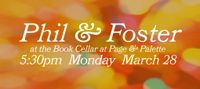 Phil & Foster at the Book Cellar at Page & Palette