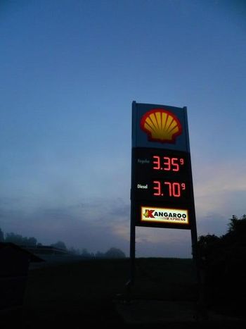 Shell Sign. Near Atmore, Alabama, 2013.
