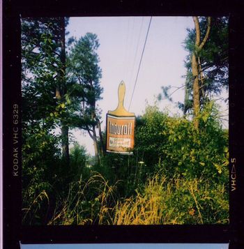 Indurall Paint. Near Jemison, Alabama, 1989.
