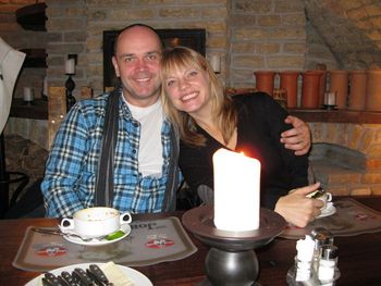 Kevin Dooney and Molly Mustonen in Szeged, Hungary
