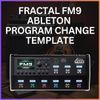 Fractal FM9 Ableton Live Program Change Template 